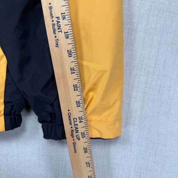 Vintage Nautica Reversible Jacket Yellow Navy Fleece Shell Zip Front Size XXL - Picture 12 of 14